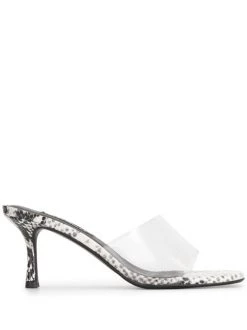 Senso Open Toe Snakeskin Effect Sandals