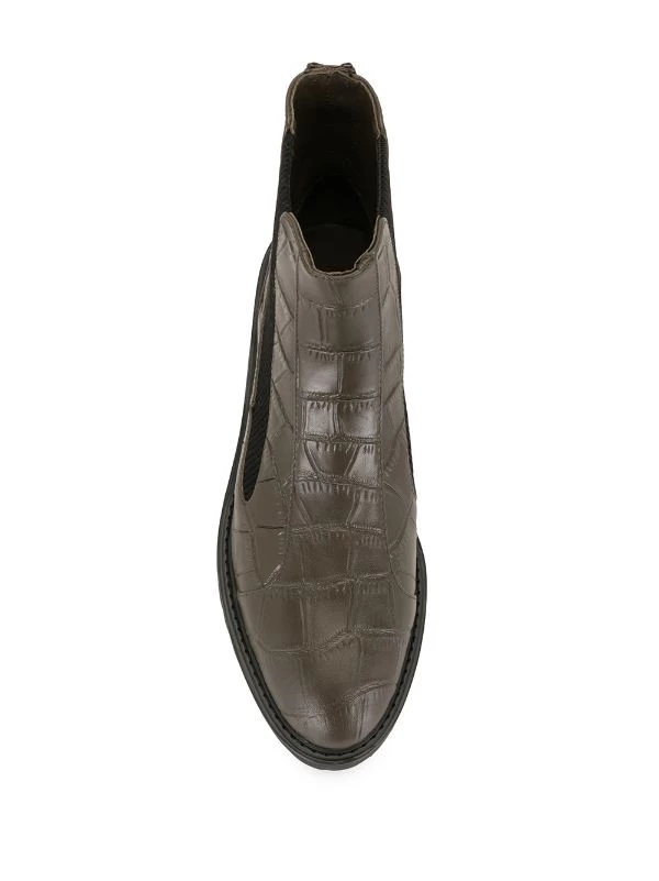 Senso Manu I Crocodile-effect Ankle Boots 4 Senso Manu I Crocodile-effect Ankle Boots - Image 4