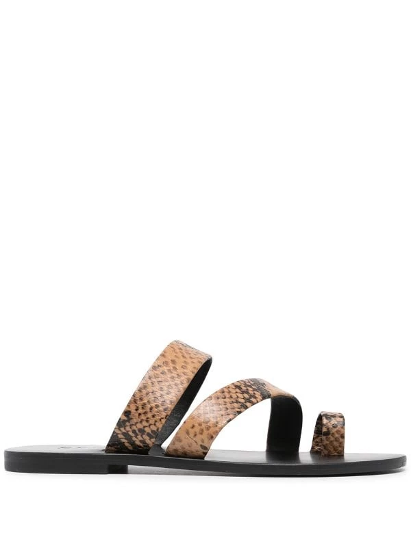 Senso Clyde III Snakeskin-effect Sandals 1 Senso Clyde III Snakeskin-effect Sandals