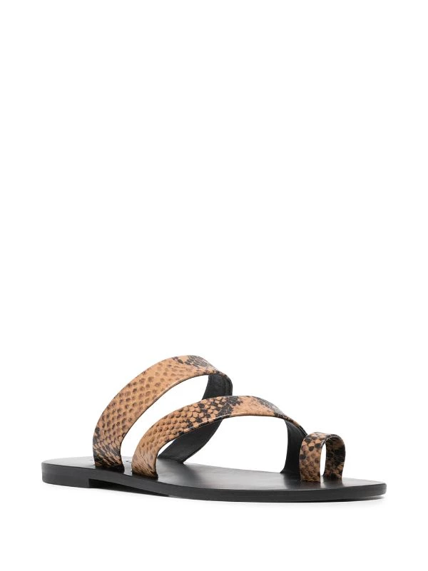 Senso Clyde III Snakeskin-effect Sandals 2 Senso Clyde III Snakeskin-effect Sandals - Image 2
