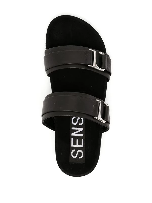 Senso Dahlia Ebony Leather Slides 4 Senso Dahlia Ebony Leather Slides - Image 4