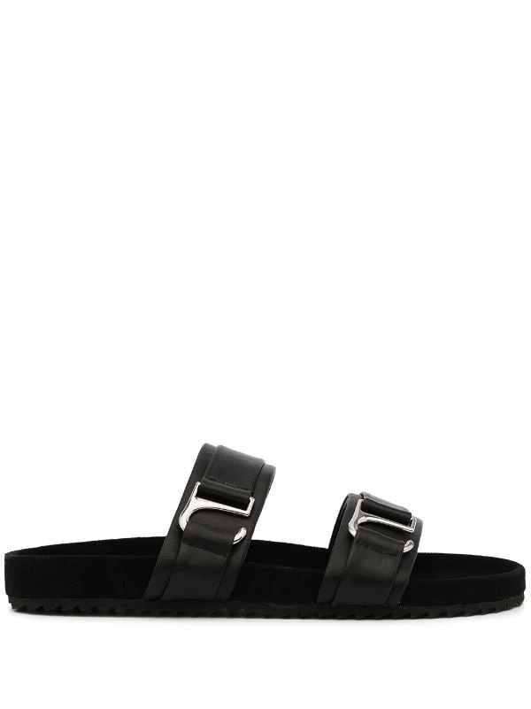 Senso Dahlia Ebony Leather Slides 1 Senso Dahlia Ebony Leather Slides