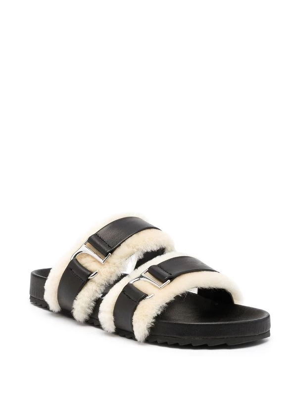 Senso Dalley Shearling-trim Sandals 2 Senso Dalley Shearling-trim Sandals - Image 2