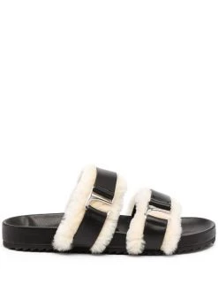Senso Dalley Shearling-trim Sandals